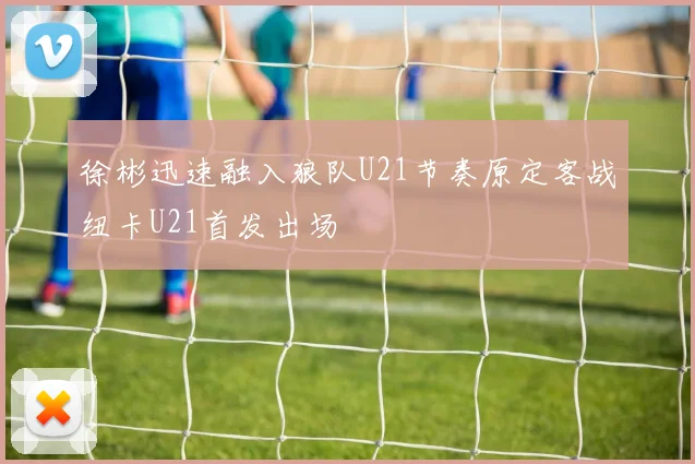 徐彬迅速融入狼队U21节奏原定客战纽卡U21首发出场